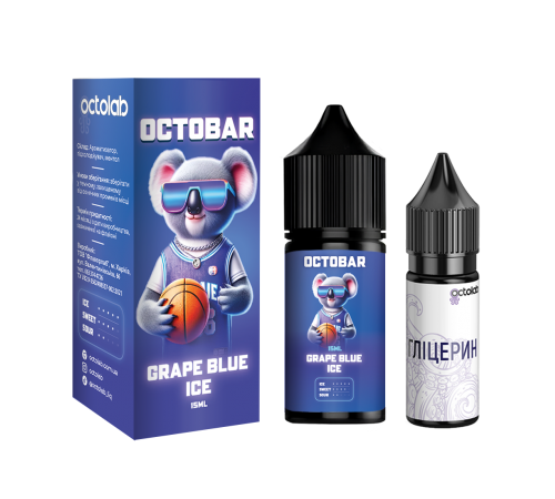 Набір Octobar NFT 30 мл Blue Grape Ice (Виноград Чорниця з льодом)