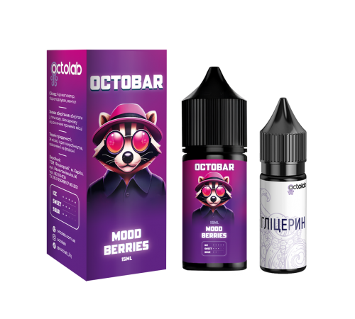 Набір Octobar NFT 30 мл Mood Berries (Вишня Лохина Полуниця)