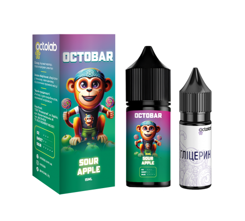 Набір Octobar NFT 30 мл Sour Apple (Кисле яблуко)