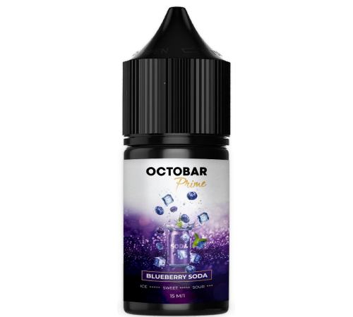 Набір Octobar Prime 30 мл Blueberry Soda (Чорнична Сода)